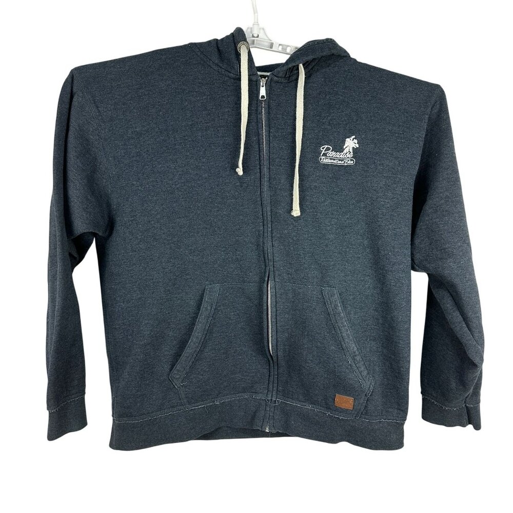Landway Mens 2XL Paradise Restaurant Bar Zip-Up Hoodie Sweatshirt Fleece